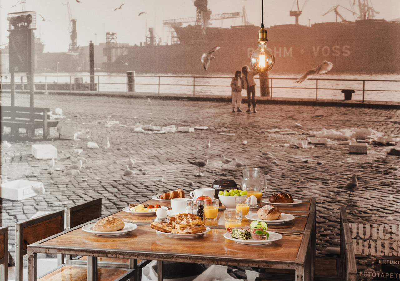 Pyjama-Park-frühstück